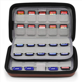 80 Cards Large Capacity Deluxe Travel Carrying Storage Eva Switch Game Card Case